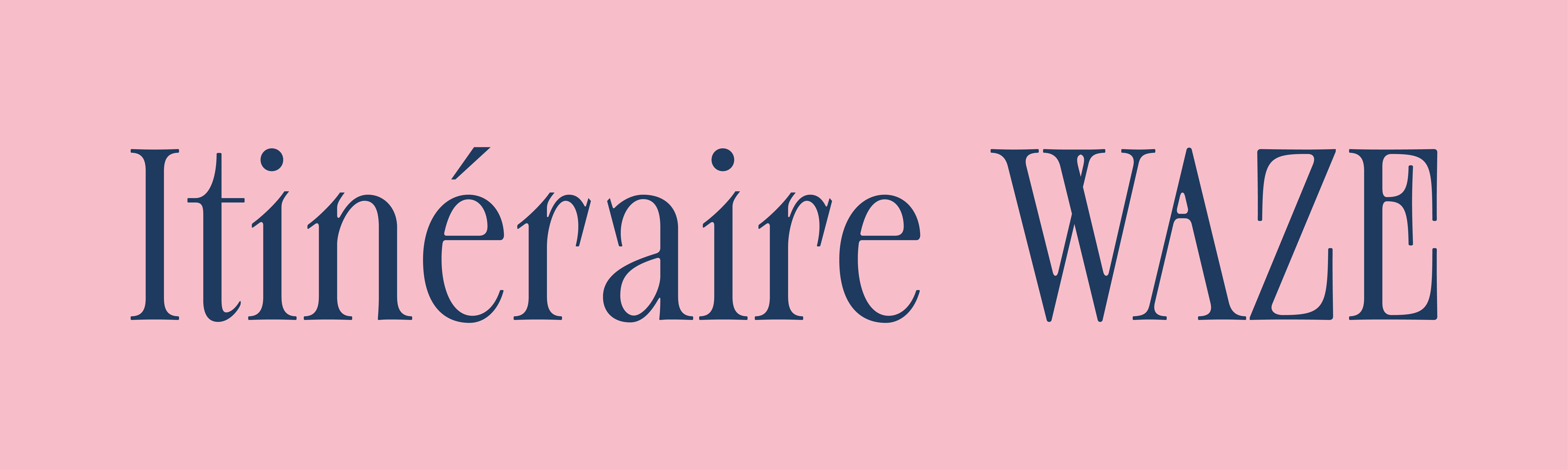 Itinéraire Waze